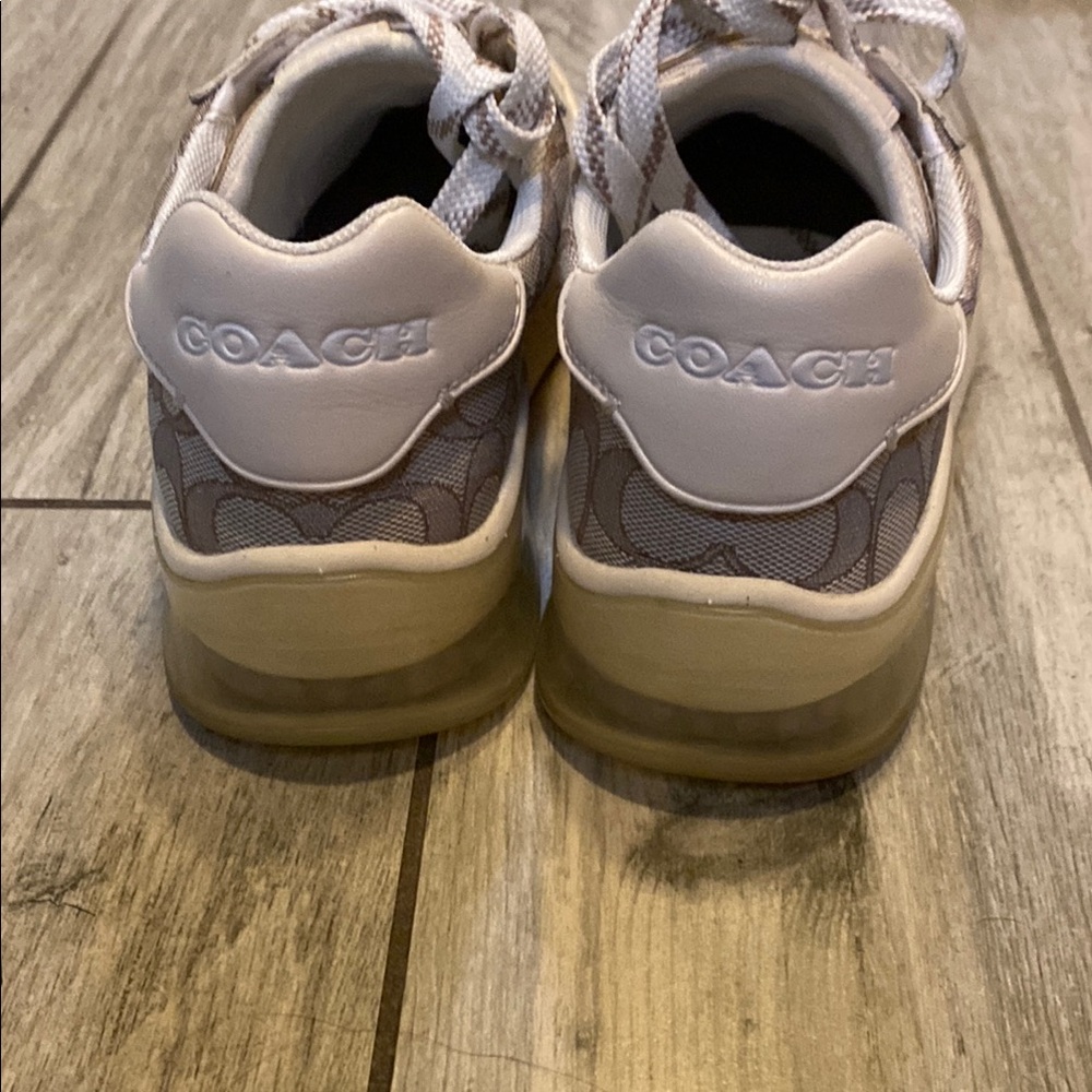 Coach city sole Monogram Sneakers in stone - Picture 3 of 4